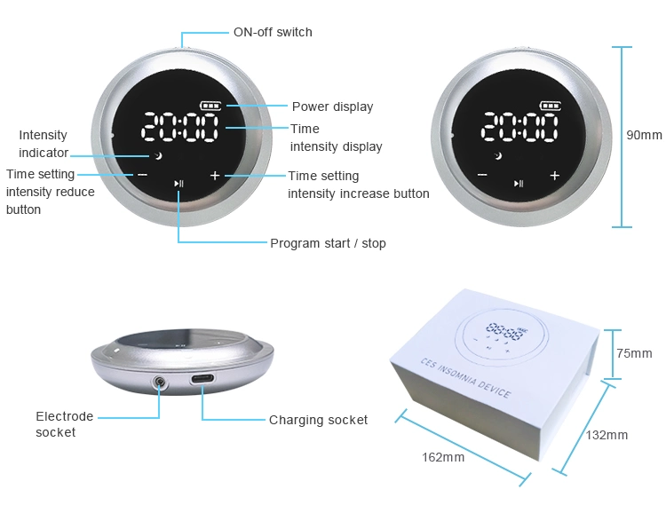 Tens Home Mini Potential Head Pain Relief Therapy Device