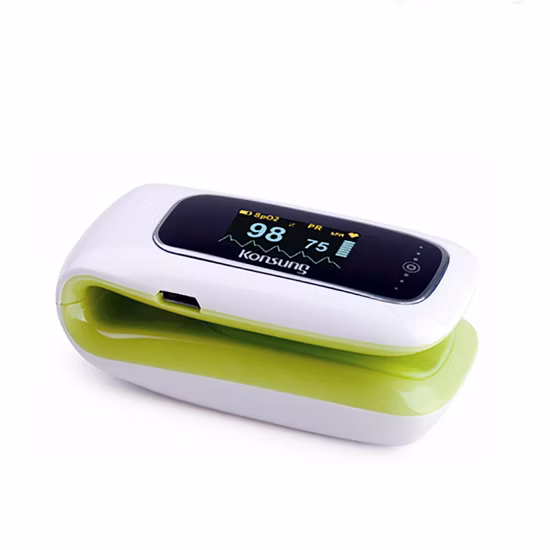 Sonosat-F02t Economy Accurate Results OLED Compact Design Fingertip Pulse Oximeter with Dry Batteries