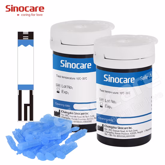 Misuratore di glucosio nel sangue Misuratore di glucosio Senza codifica Glucometro Monitor Test del diabete dello zucchero